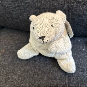 Vintage Russ Home Buddies #4568 Igloo Polar Bear Beanie.  Approximately 9”